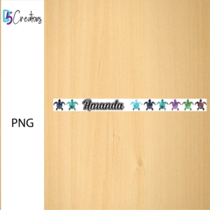 Sea Turtle Wristlet Sublimation Design