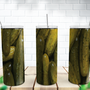 Pickels Background Tumbler Wrap