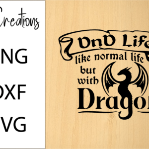 DnD Life SVG Design