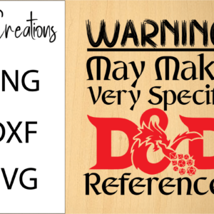 DnD References SVG Design