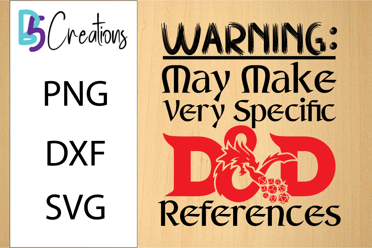 DnD References SVG Design