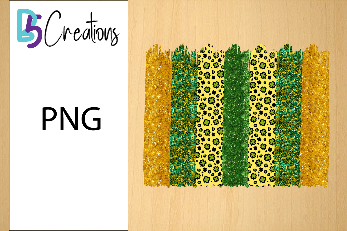 St. Patrick's Day Brushstroke PNG Design 2