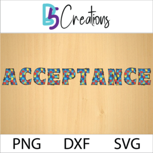Autism Acceptance SVG