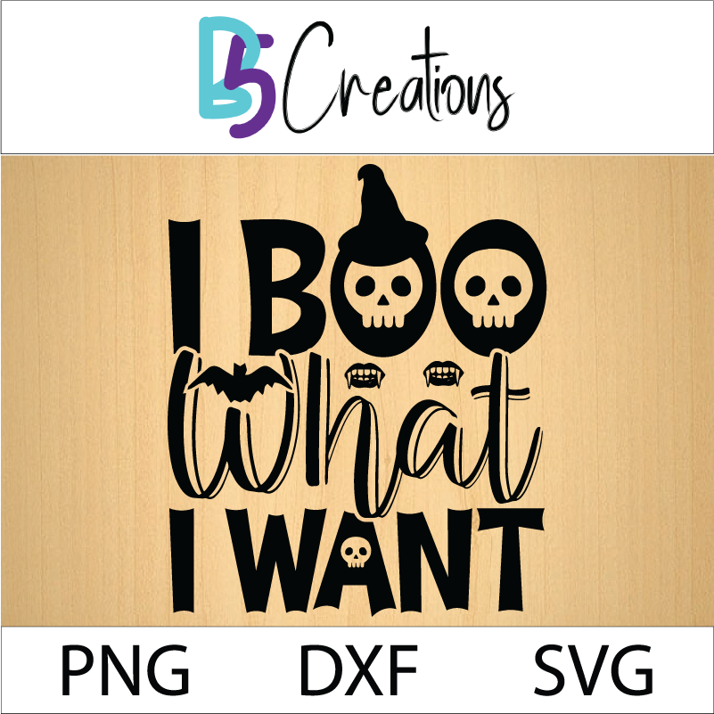 I Boo What I Want